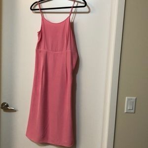 Aritzia Neon Pink slip dress